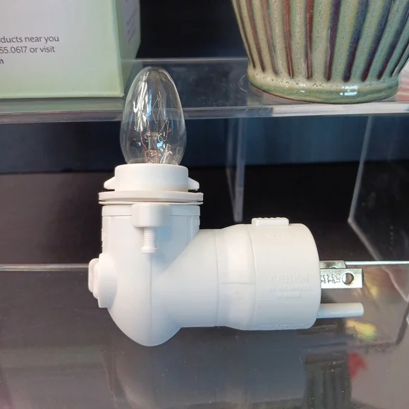 SCENTSY Warmer CHARLEMAGNE Plug-In Warmer Retired Blue/Brown Artisan/Used BOX CN - Picture 10 of 16